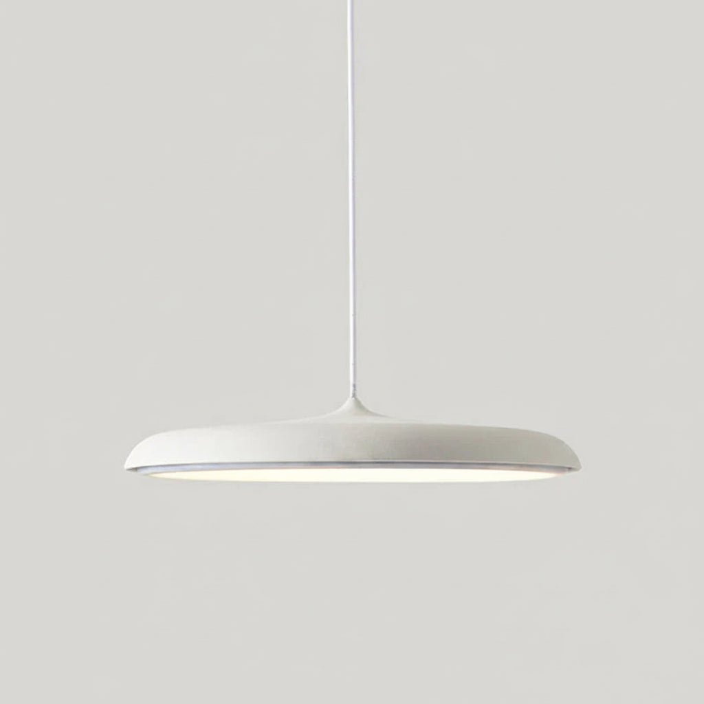 Modern LED Pendant Light – Ultra-Thin Disc Shade Ceiling Lamp for Living Room or Dining Room