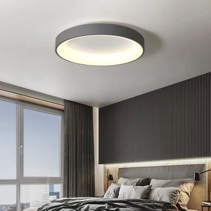 Modern Round LED Ceiling Light with Minimalist Design