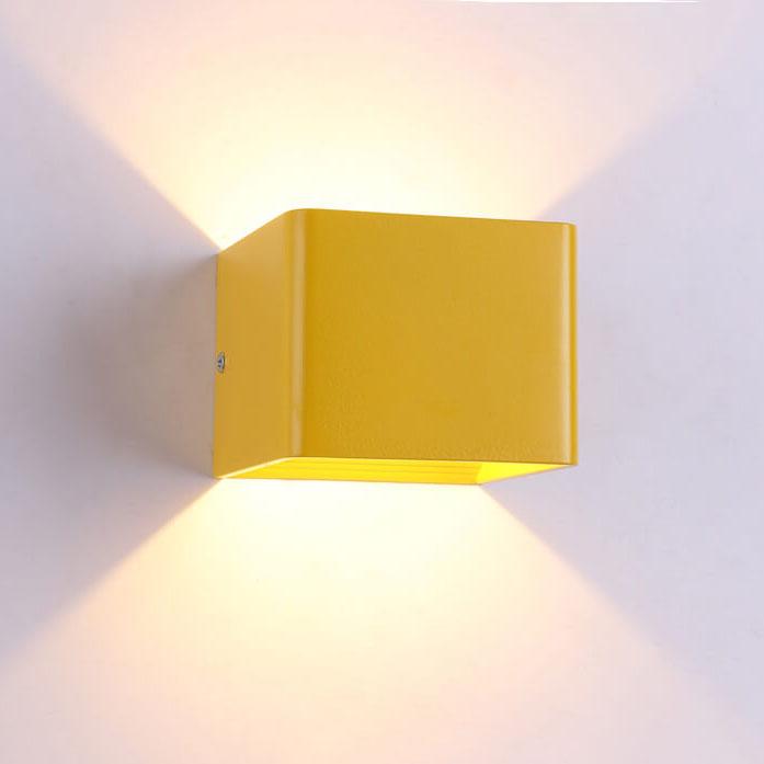 Modern Square Aluminium LED Mini Wall Light