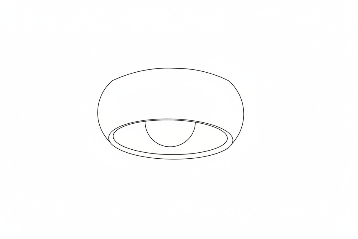 Modern Wooden LED Ceiling Light