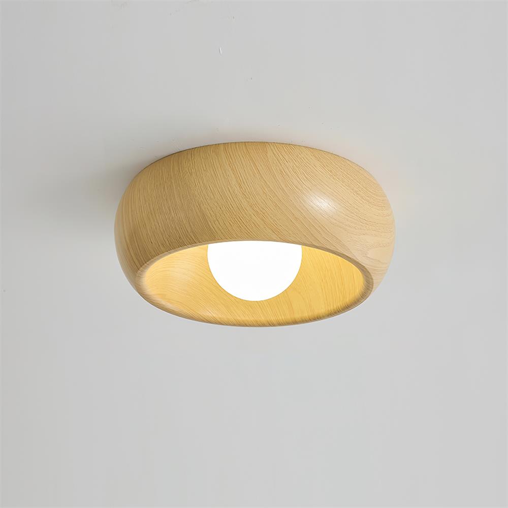Modern Wooden LED Ceiling Light