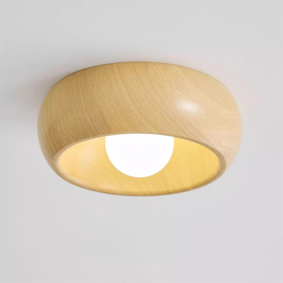 Modern Wooden LED Ceiling Light