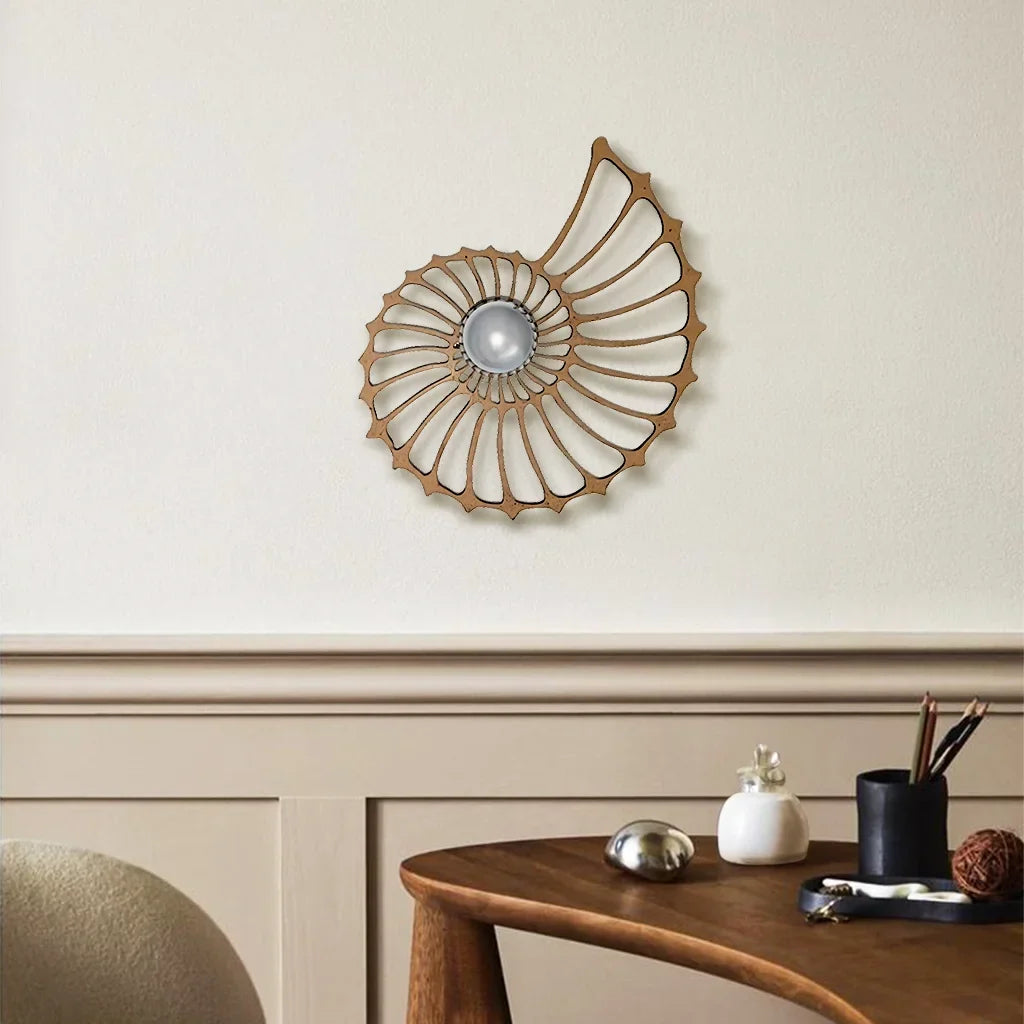 Nautilus Shell Decorative LED Wall Light