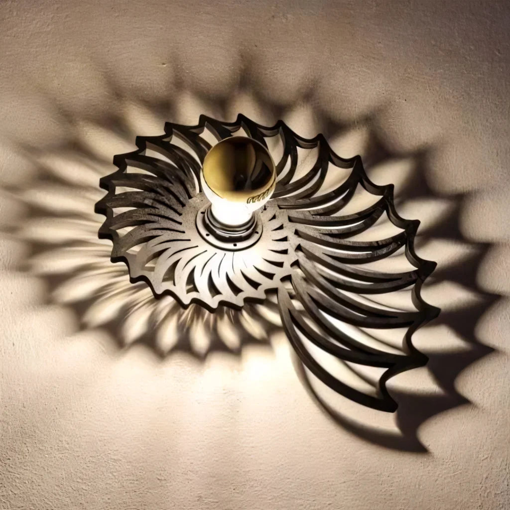 Nautilus Shell Decorative LED Wall Light