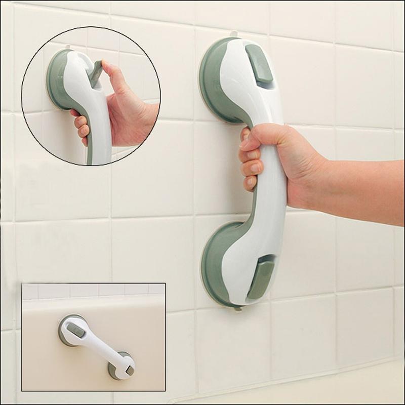 Non-Slip Drill-Free Suction-Mount Shower Handrail