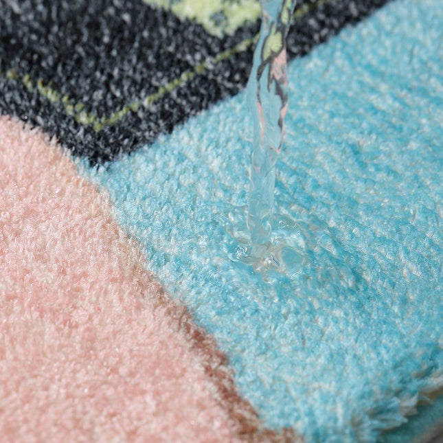 Non-Slip Machine-Washable Microfibre Absorbent Bath Mat