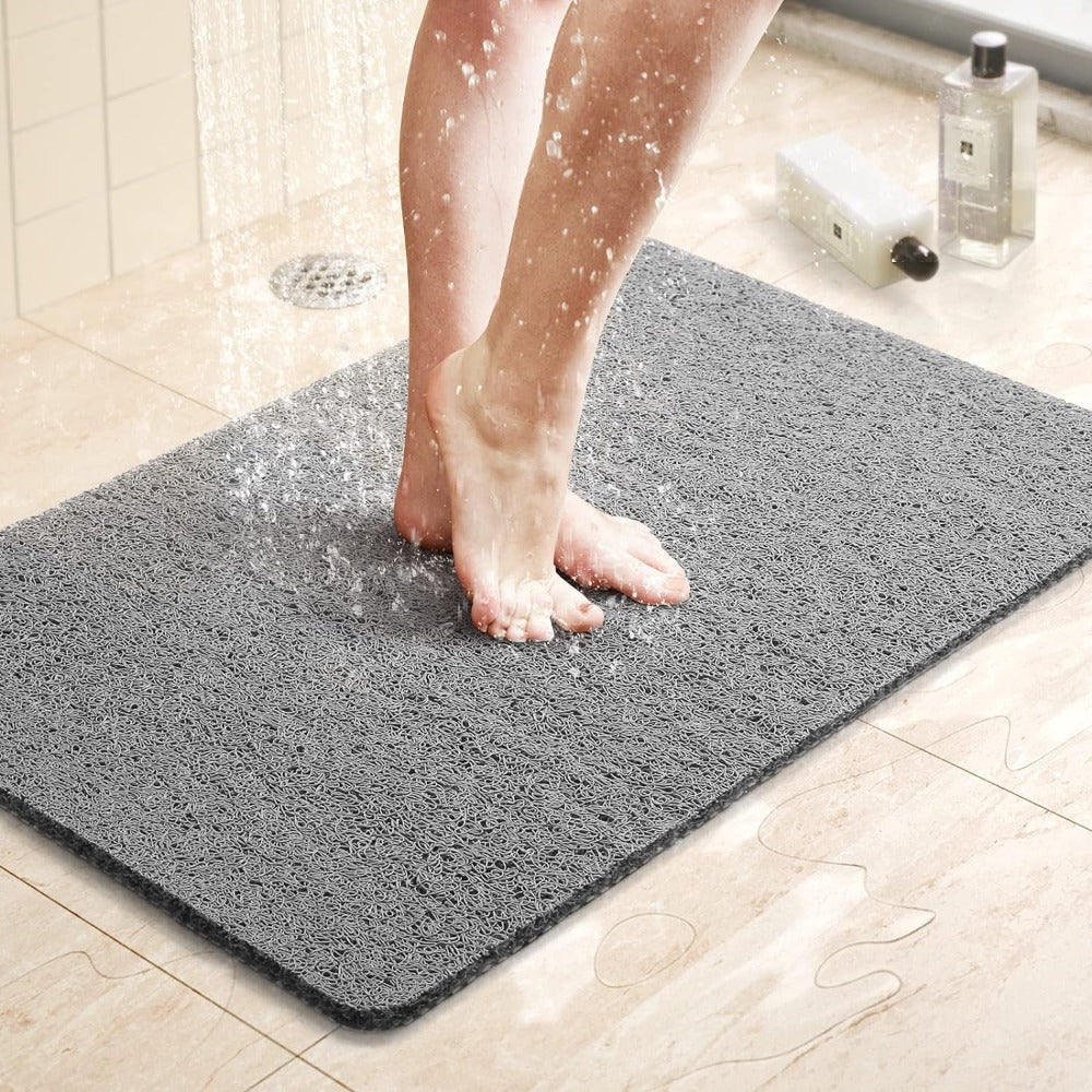 Non-Slip Shower Mat with Soft Anti-Slip Design for Safe Bathroom Use – Versatile Textured Bath Mat