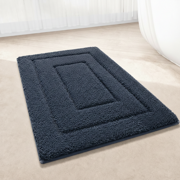 Non-Slip Microfiber Bath Mat Plush and Absorbent