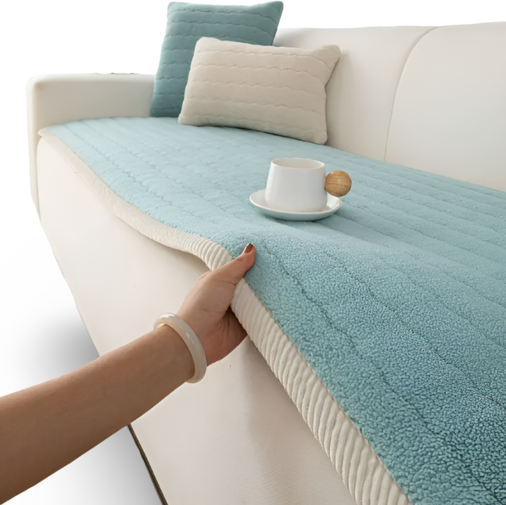 Non-Slip Quilted Cover for Loveseats and Sofas