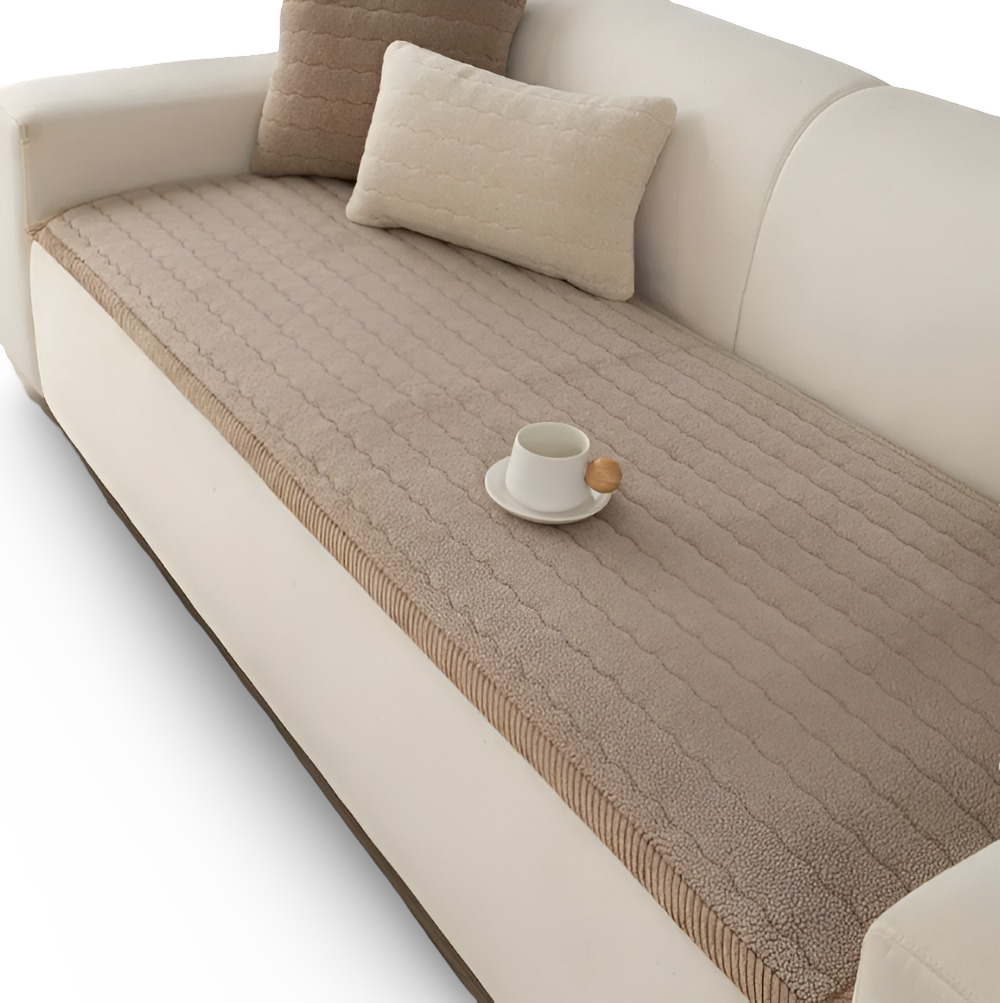 Non-Slip Quilted Cover for Loveseats and Sofas