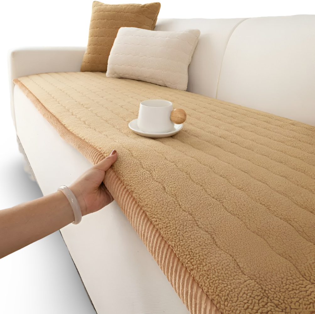 Non-Slip Quilted Cover for Loveseats and Sofas