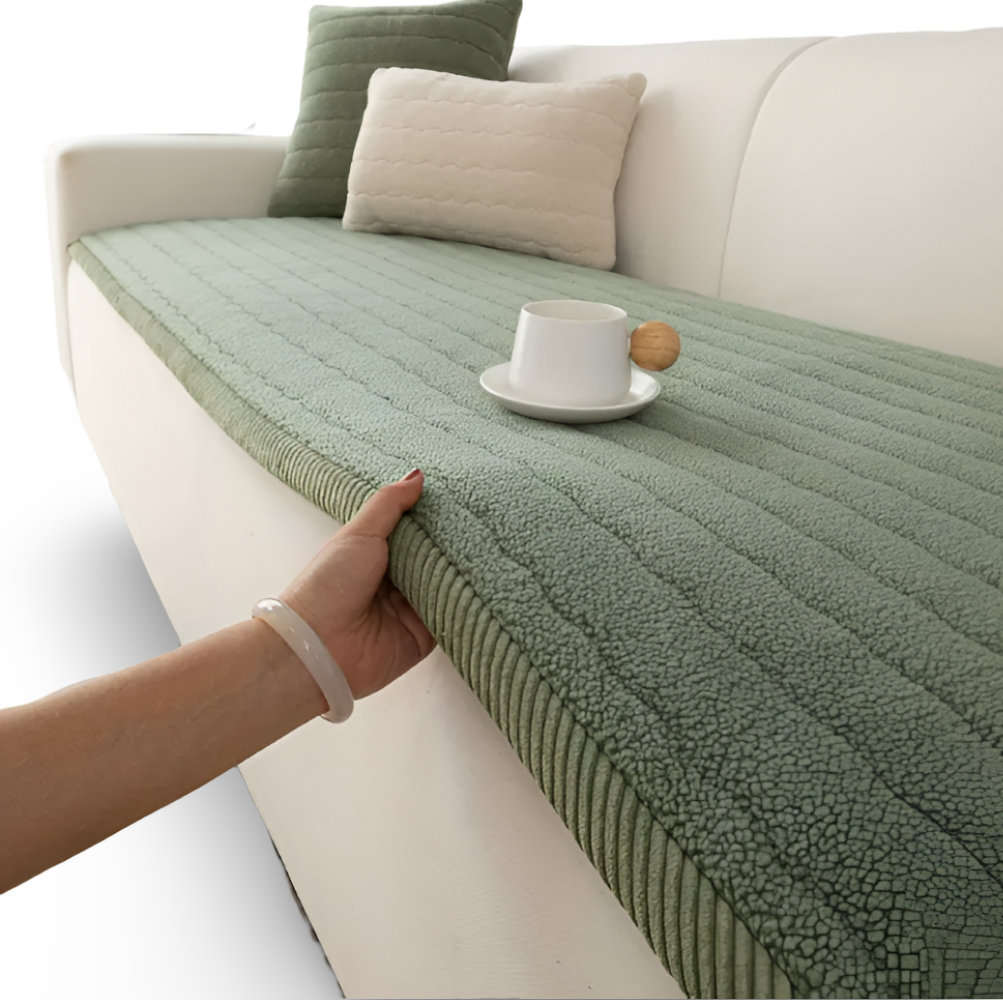 Non-Slip Quilted Cover for Loveseats and Sofas