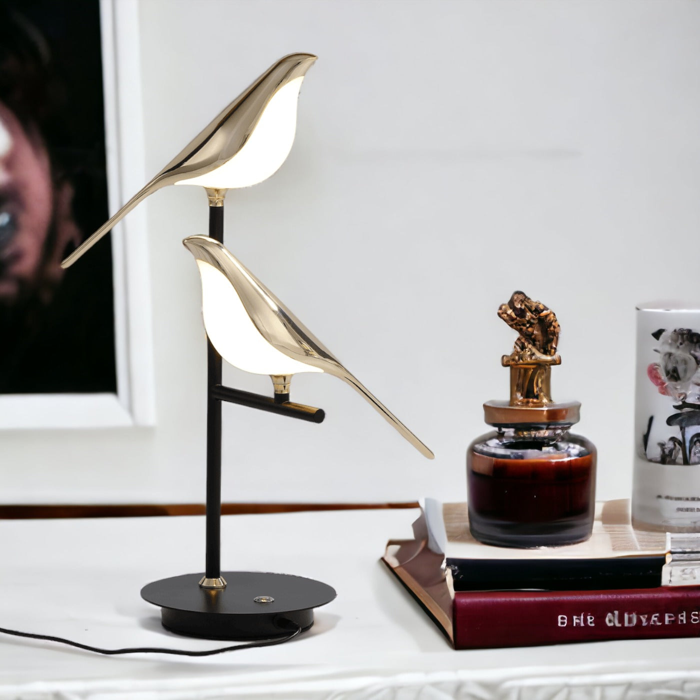 Nordic LED Bird Wall Sconce Modern Metal Wall Lamp