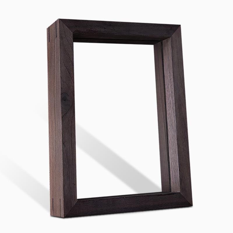 Nut Brown Picture Frame 10 x 15 cm – Elegant Wall Hanging and Tabletop Photo Frame in Natural Wood