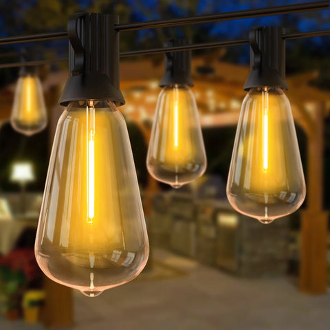 Outdoor LED String Lights for Garden Patio and Balcony Decor