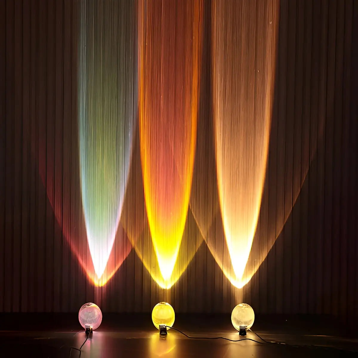 Oval Crystal Glass LED Table Lamp