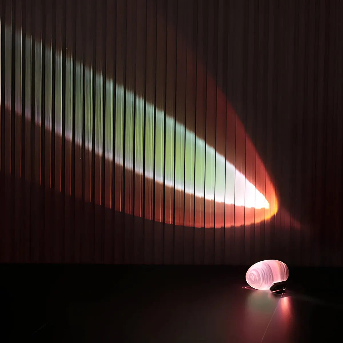 Oval Crystal Glass LED Table Lamp