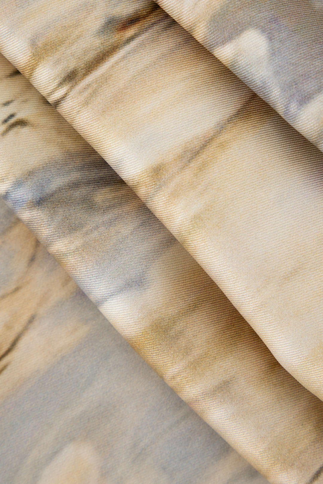 Women’s Marble-Print Satin Trousers