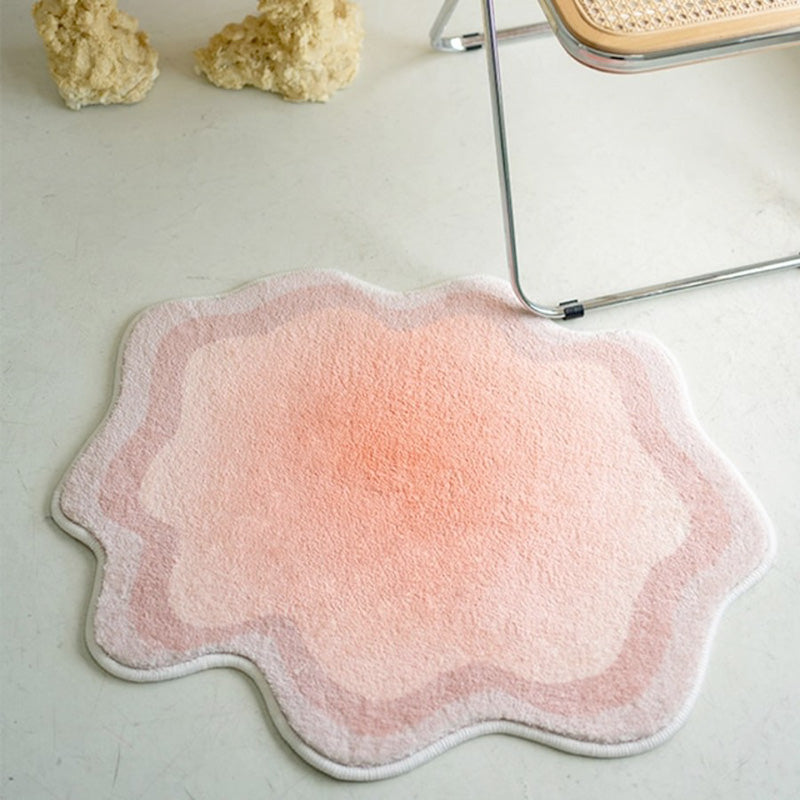 Pastel Cloud Carpet with Cheerful Design and Anti-Slip Backing