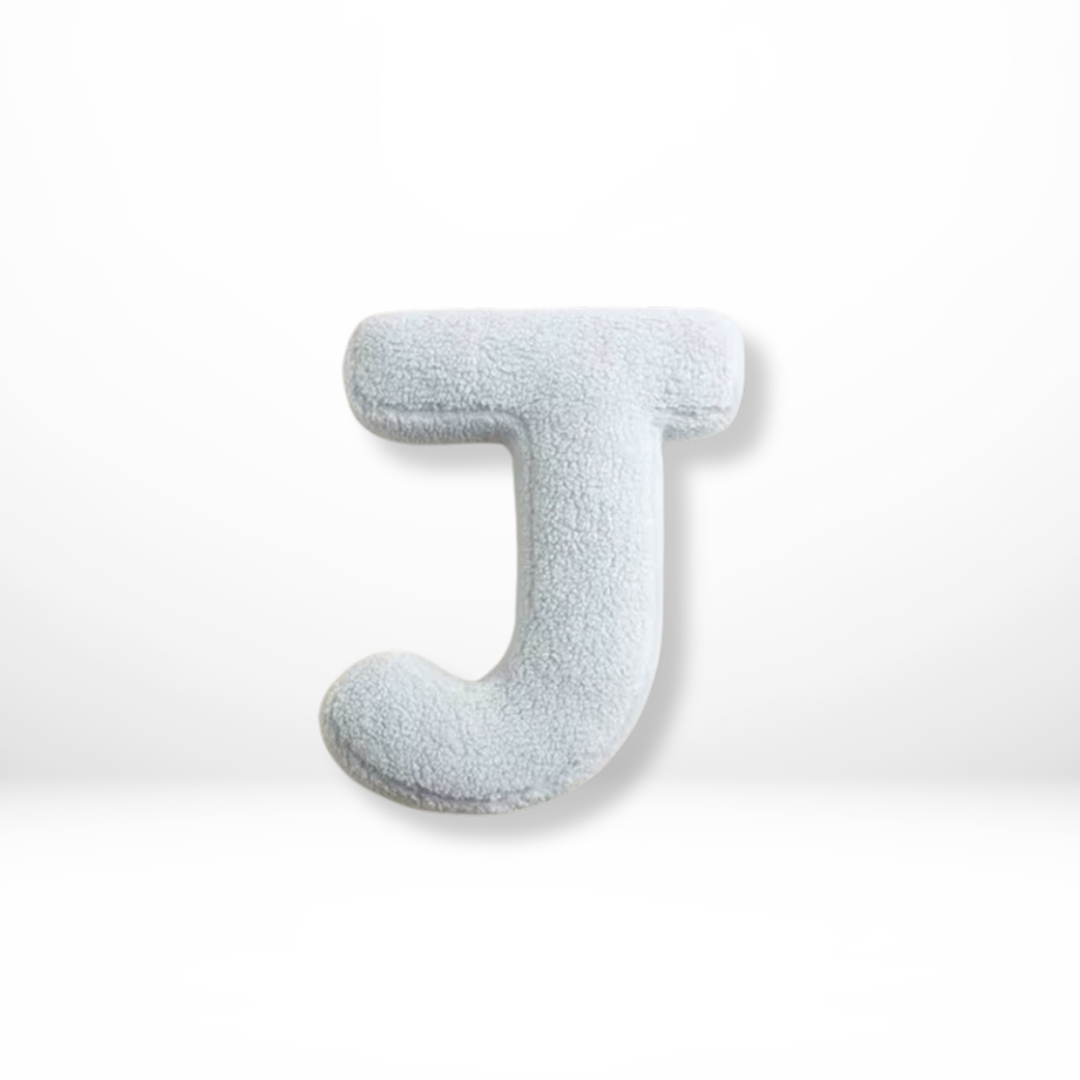 Personalized Velvet Decorative Cushion Cover - Soft Alphabet Pillow for Couch and Home Decor