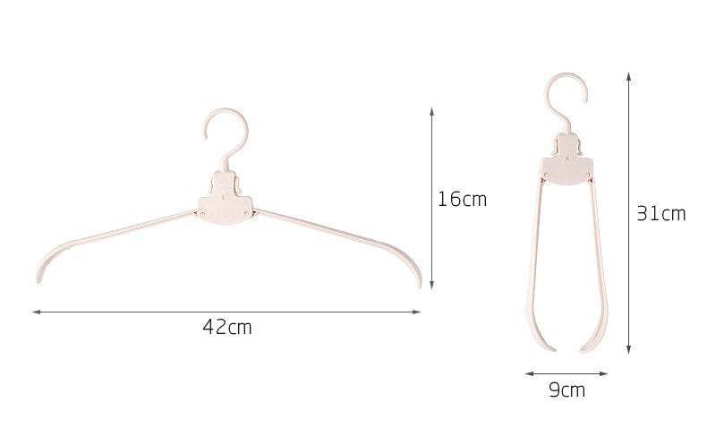 Plastic Collapsible Clothes Hanger