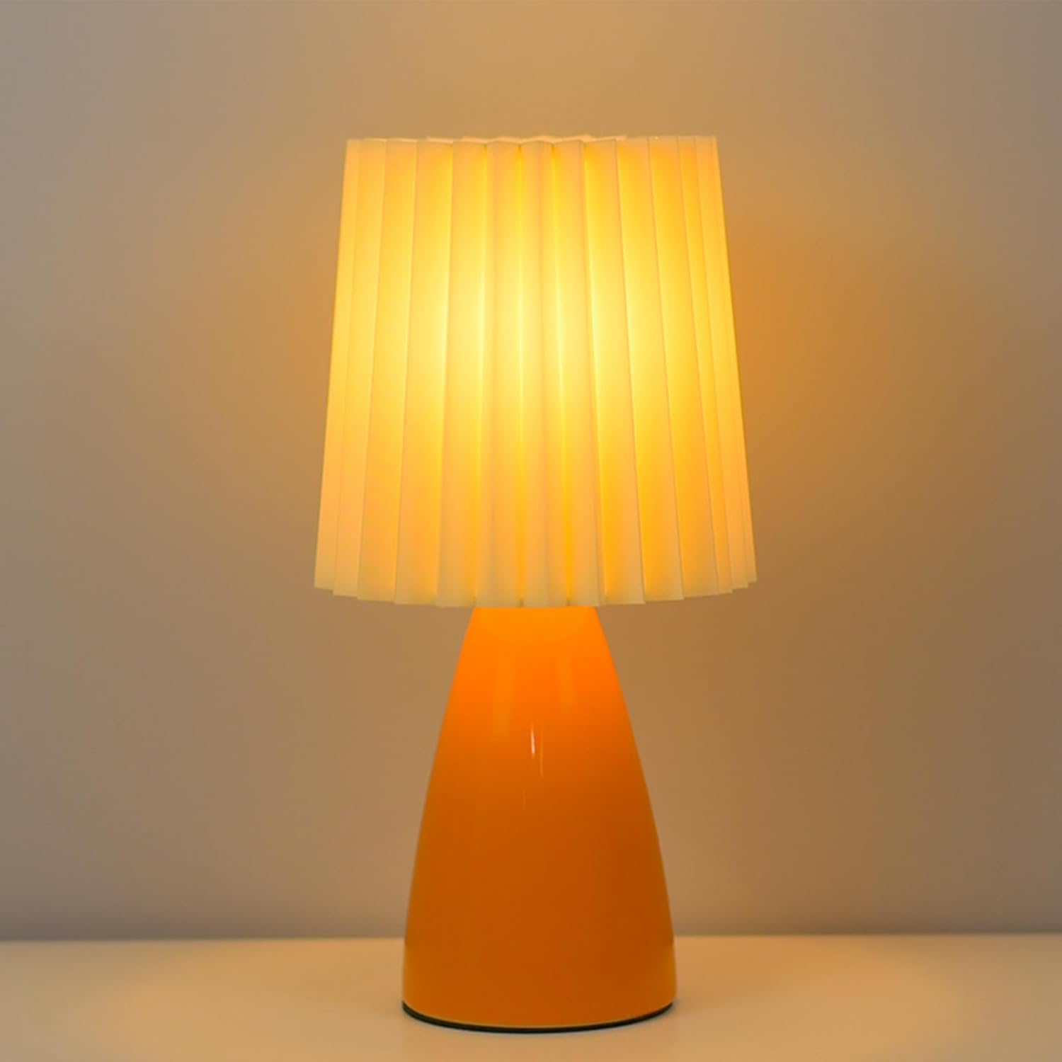 Pleated Fabric Shade Lamp