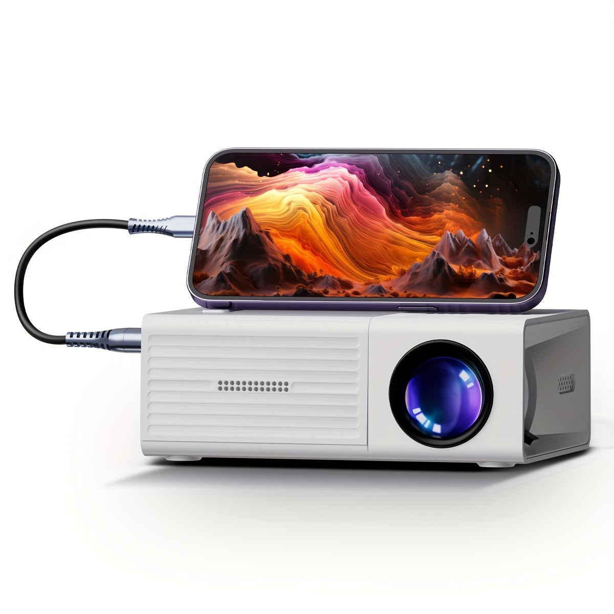 Portable Home Cinema Projector