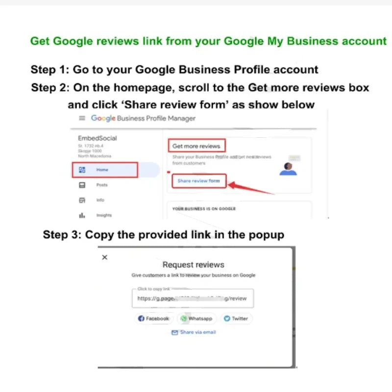 NFC Google Review Card