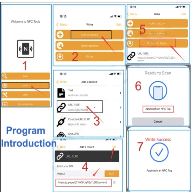 NFC Google Review Card