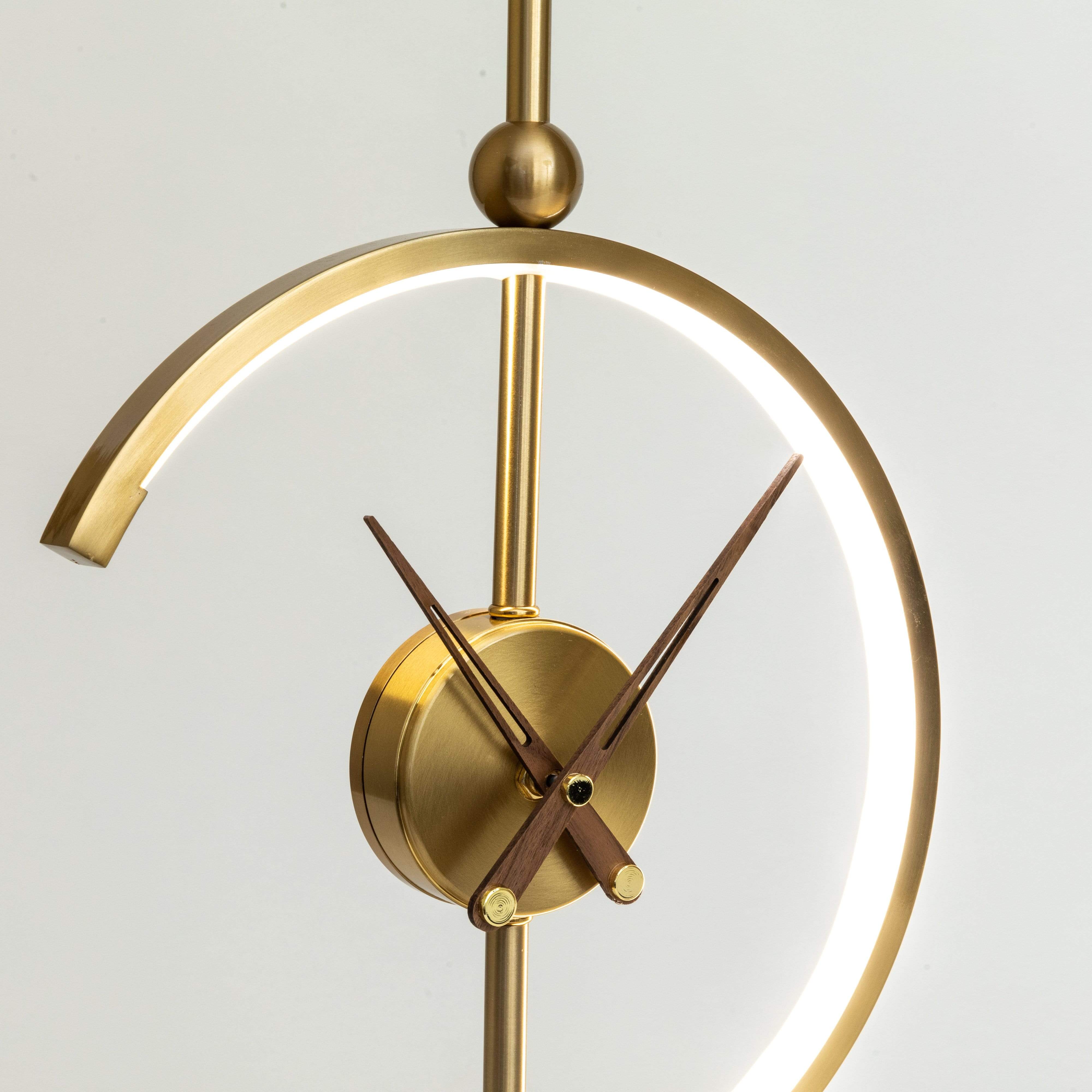 Rechargeable Lamp Clock for Modern Home Decor