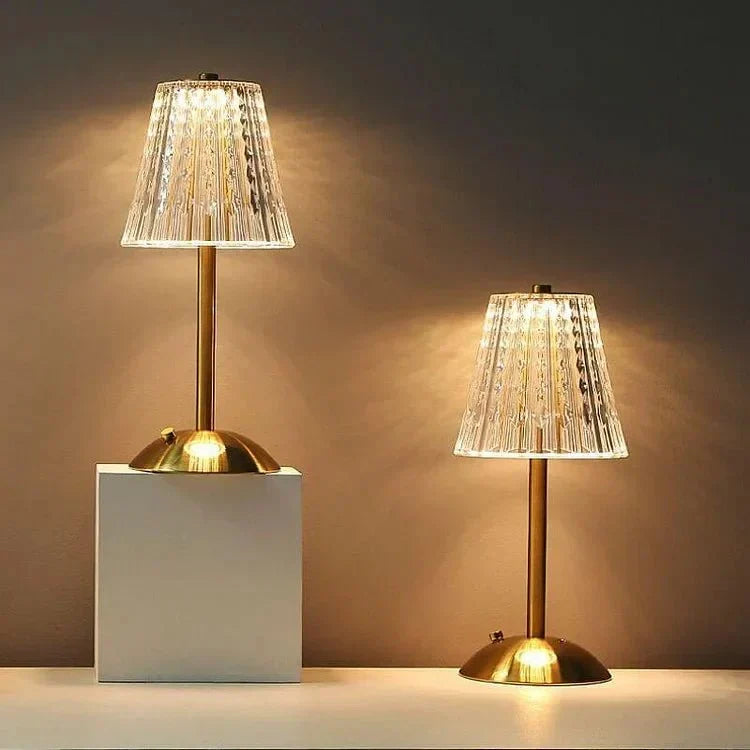 Rechargeable Crystal LED Table Lamp