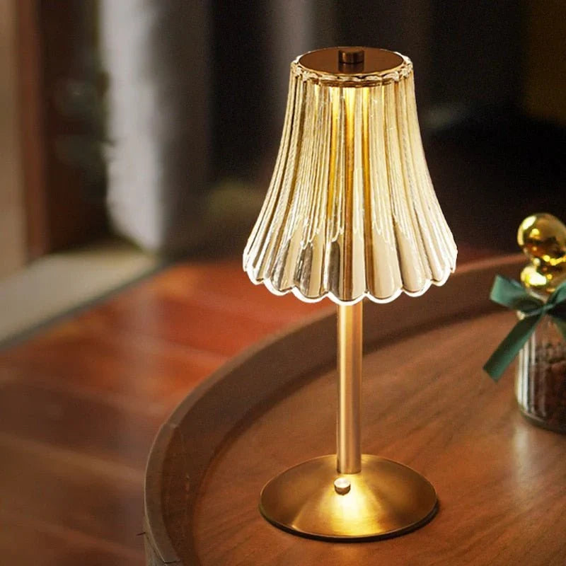 Rechargeable Crystal LED Table Lamp
