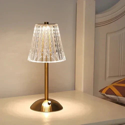 Rechargeable Crystal LED Table Lamp