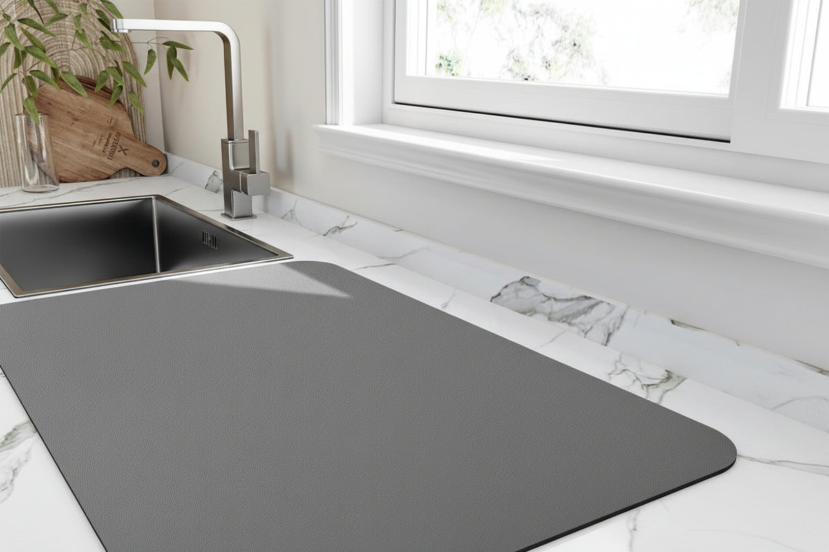 Rectangular Diatomite Dish Drying Mat