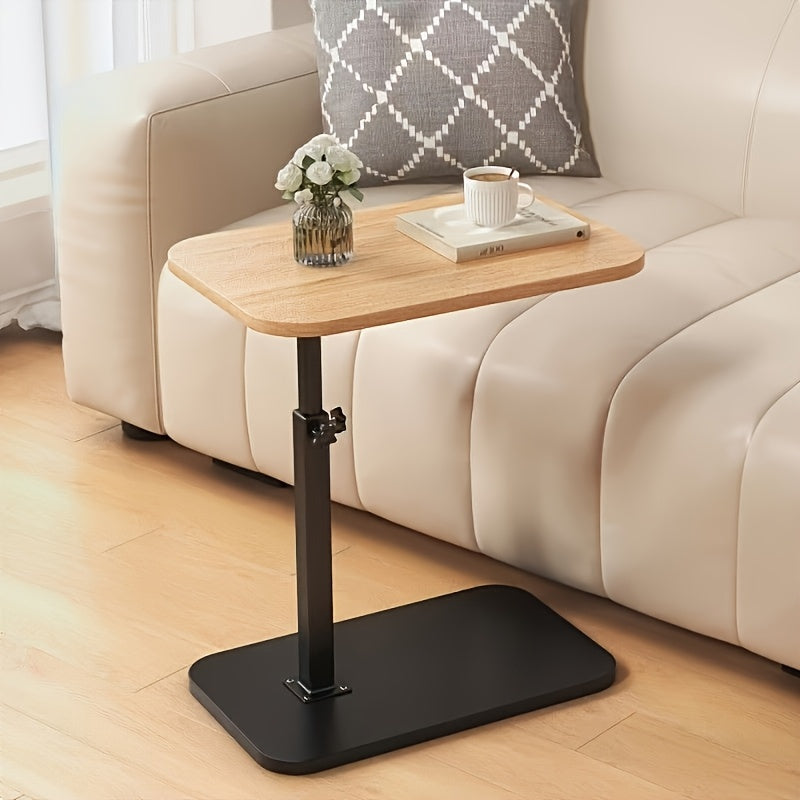 Rectangular Wood and Metal Sofa Table