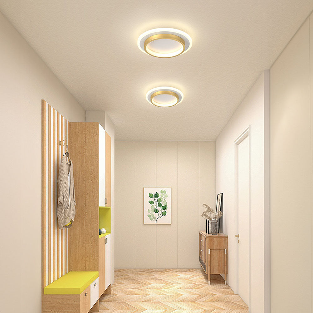 Round LED Ceiling Lamp for Bedroom Hallway and Living Room