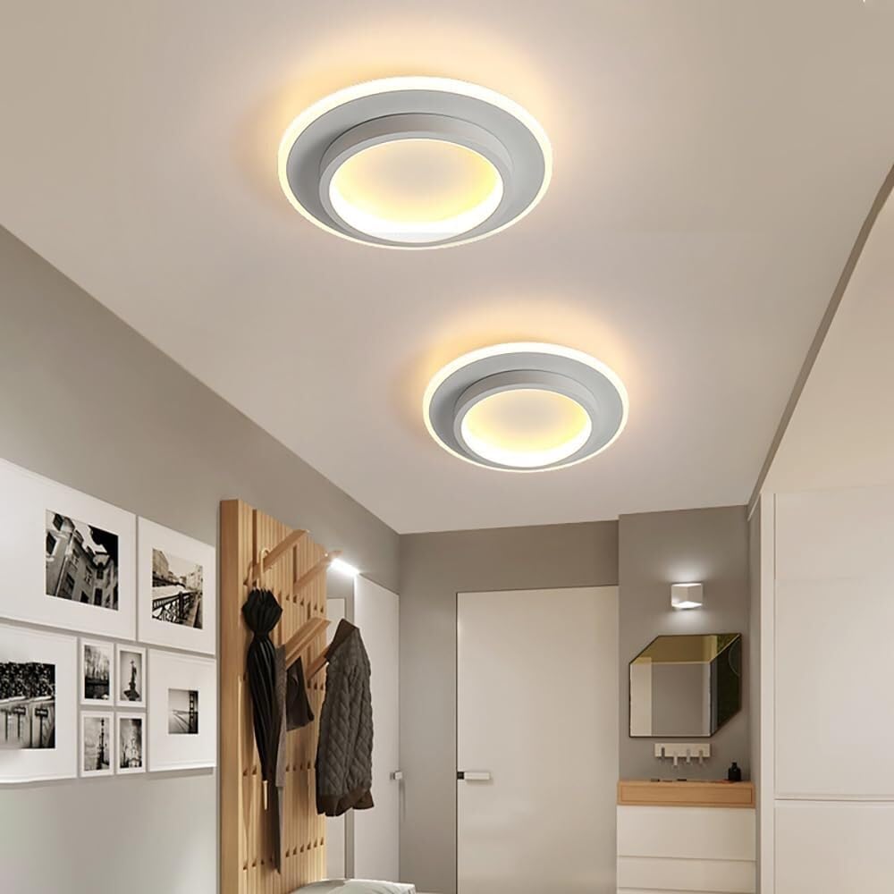 Round LED Ceiling Lamp for Bedroom Hallway and Living Room