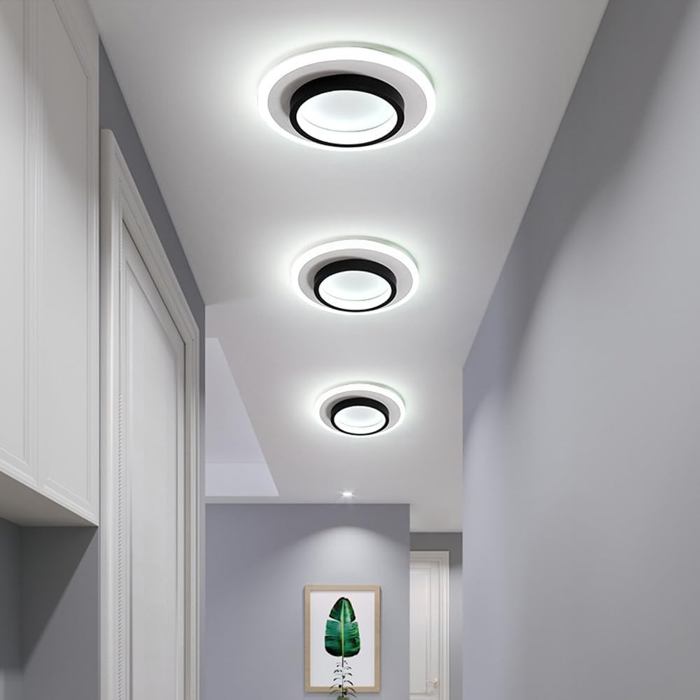 Round LED Ceiling Lamp for Bedroom Hallway and Living Room