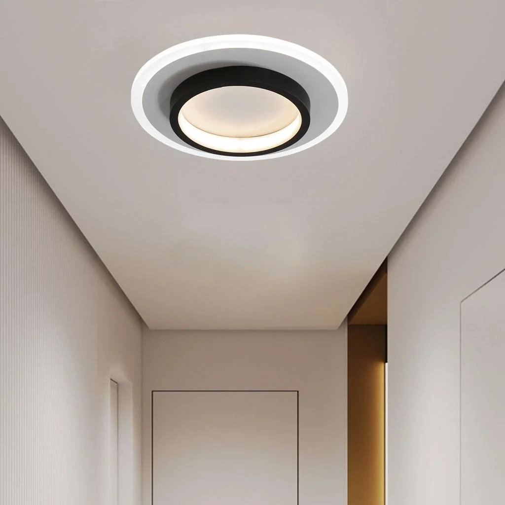 Round LED Ceiling Lamp for Bedroom Hallway and Living Room
