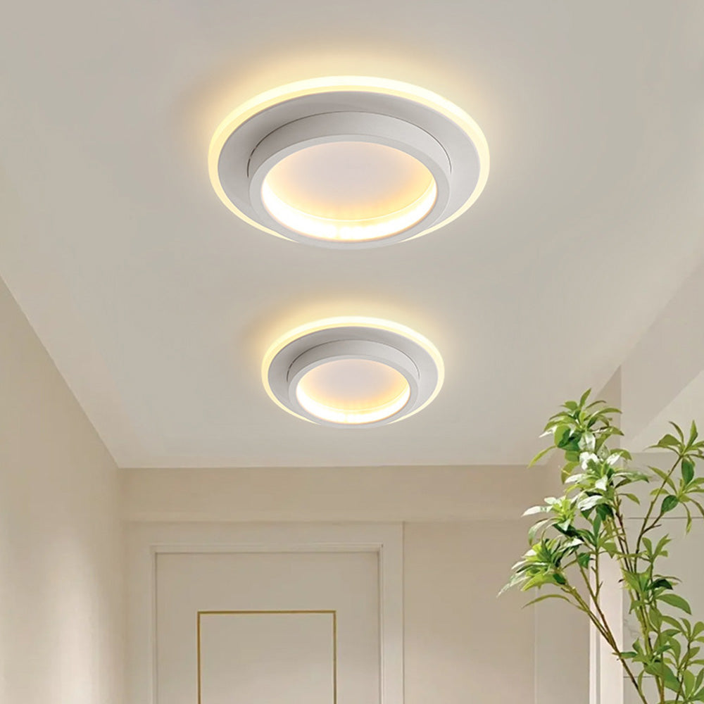 Round LED Ceiling Lamp for Bedroom Hallway and Living Room
