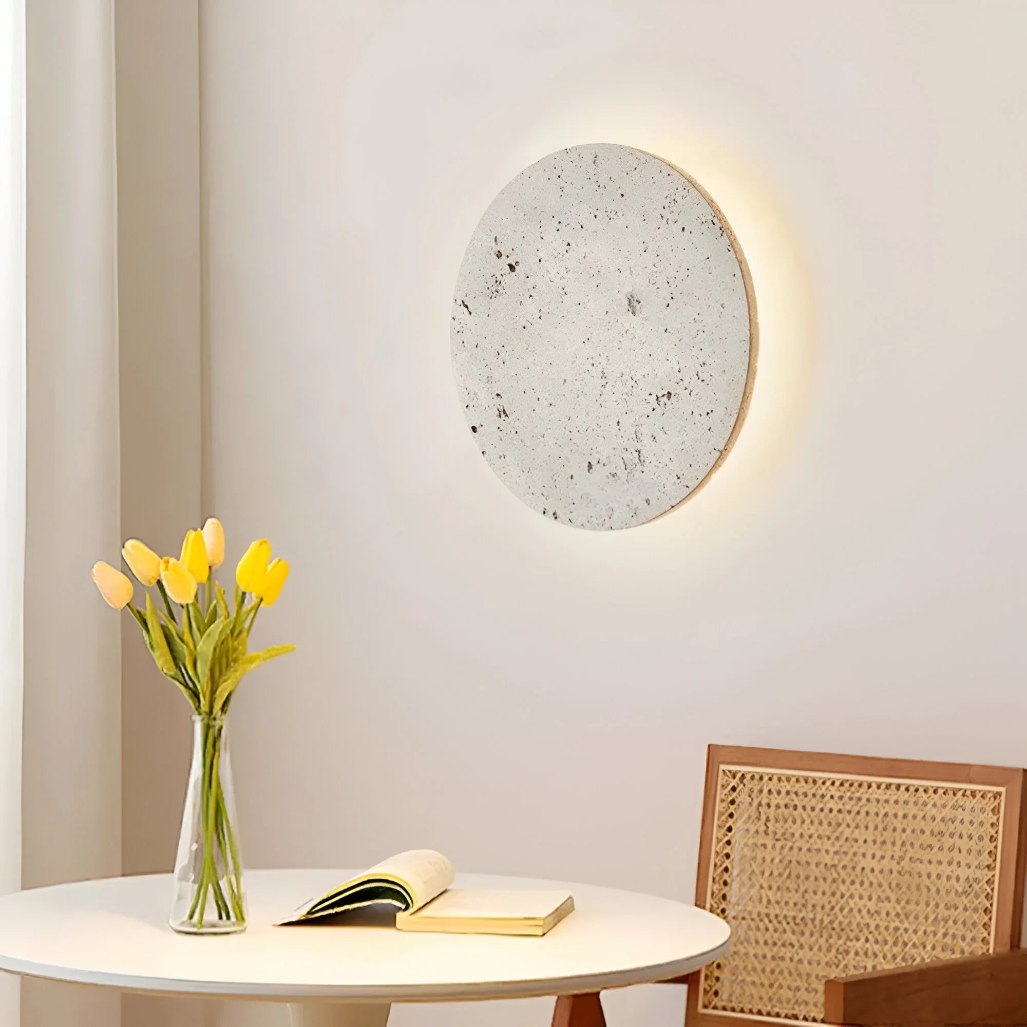 Round LED Wall Light with Two Size Options