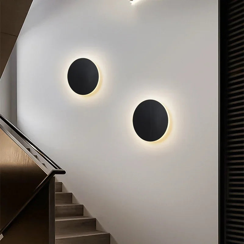 Round Touch Control Wall Lamp