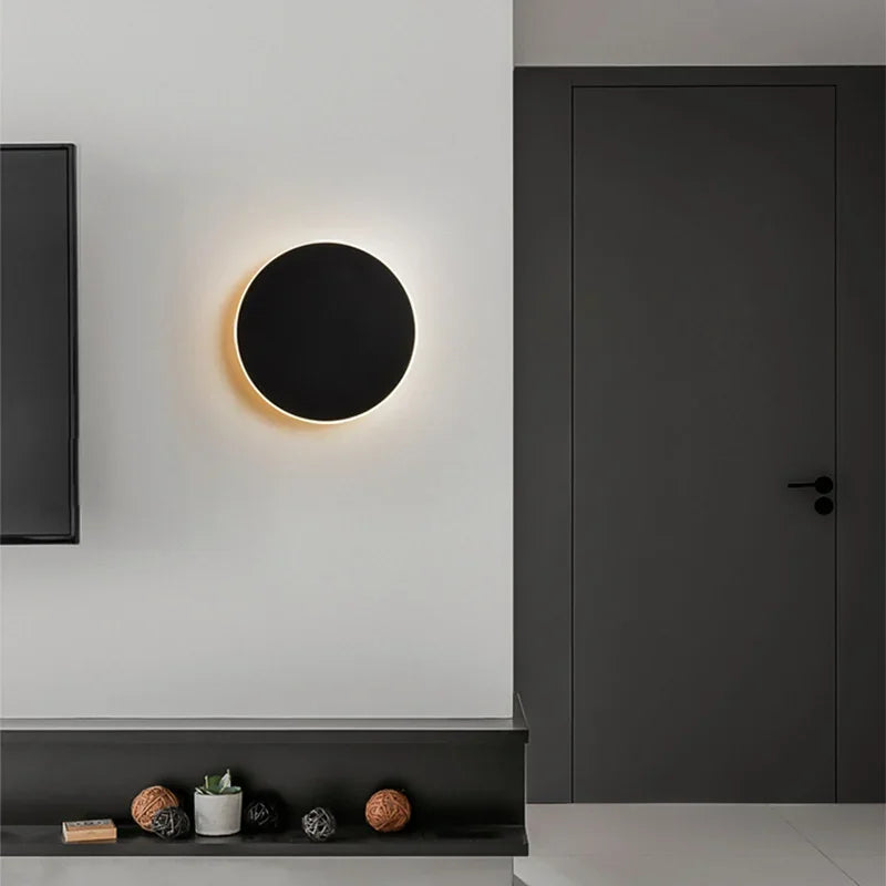 Round Touch Control Wall Lamp