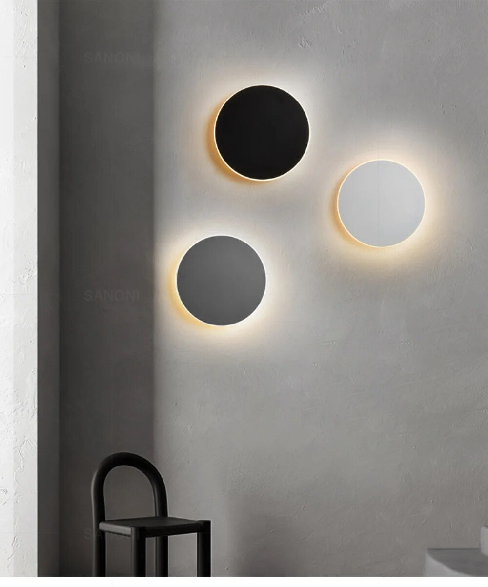 Round Touch Control Wall Lamp
