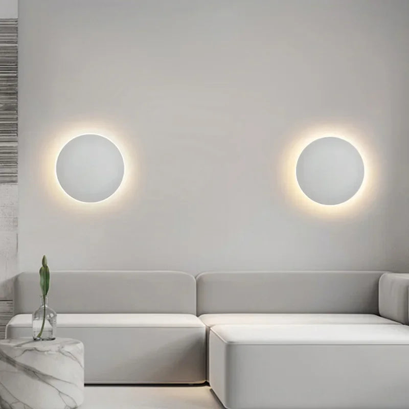 Round Touch Control Wall Lamp