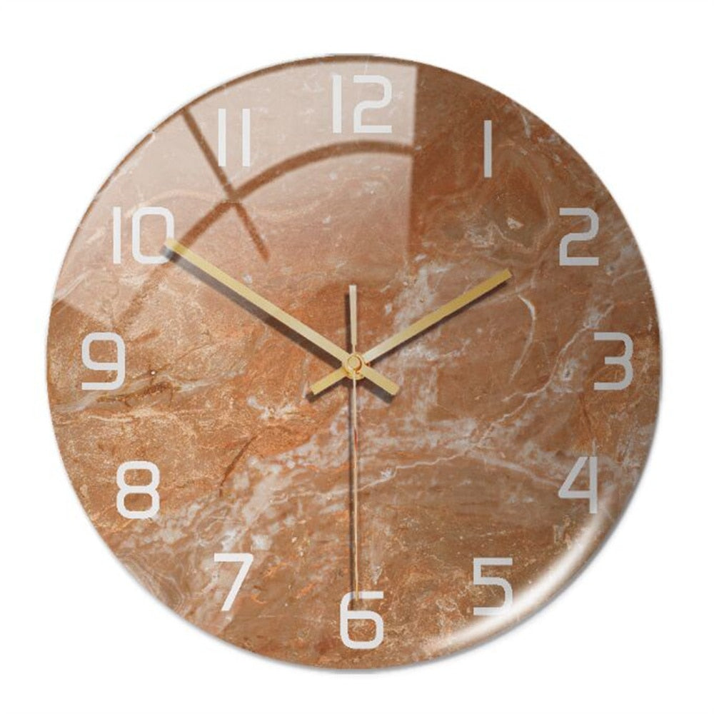 Round Wall Clock for Modern Home Decor