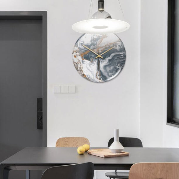 Round Wall Clock for Modern Home Decor
