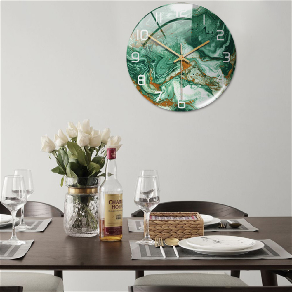 Round Wall Clock for Modern Home Decor