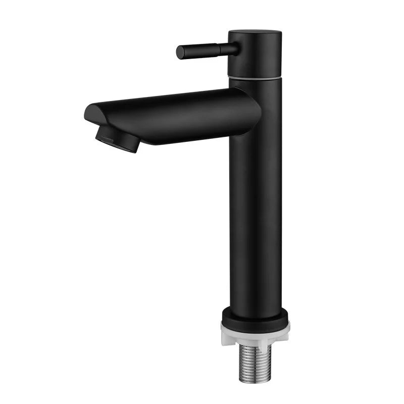 Rustproof Stainless Steel Single-Handle Bathroom Faucet