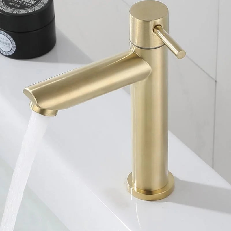 Rustproof Stainless Steel Single-Handle Bathroom Faucet